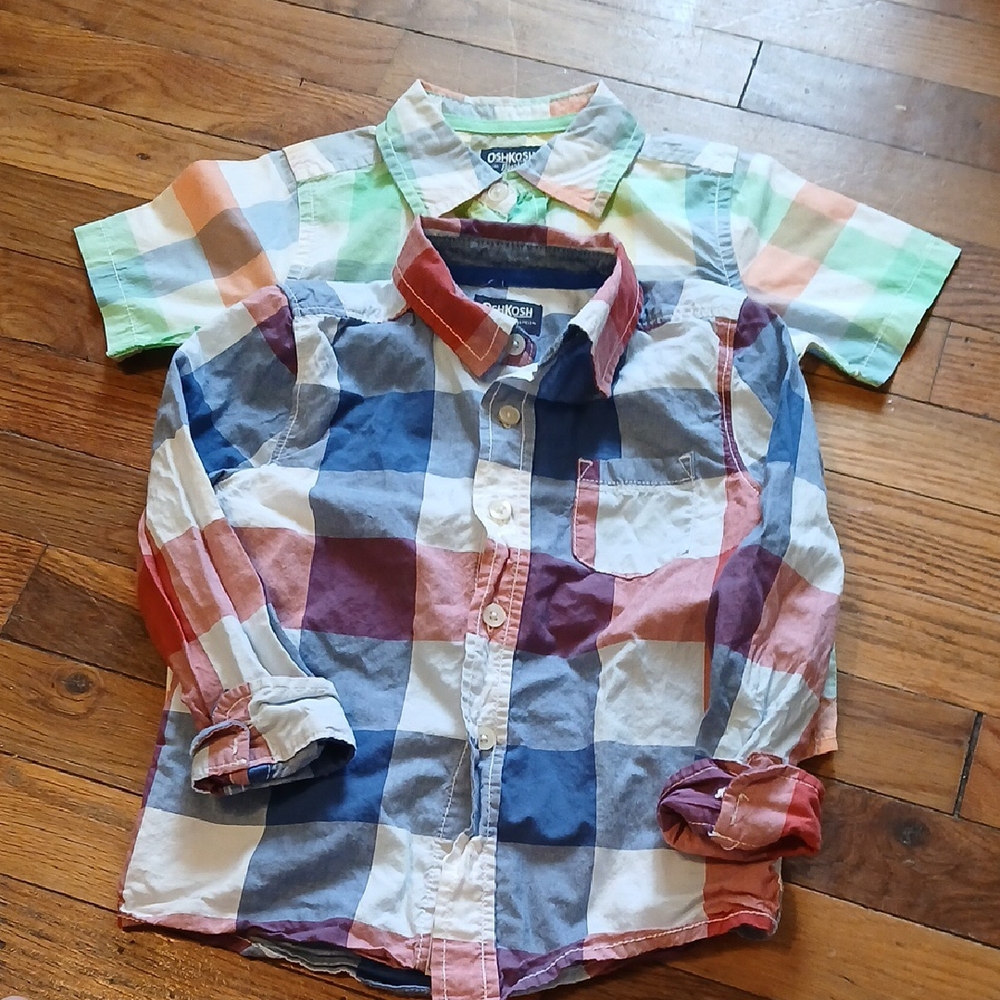 OshKosh B'gosh Kids Plaid Shirts - Multicolor